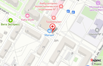 Магазин овощей и фруктов в Краснооктябрьском районе на карте