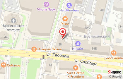 Сеть салонов-магазинов Секрет Кухни в Кировском районе на карте