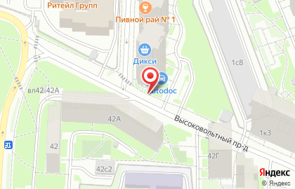 77 в Высоковольтном проезде на карте