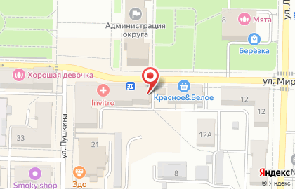 Агентство недвижимости Город на улице Мира на карте