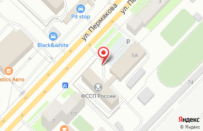 ОАО Банкомат, АКБ Абсолют Банк на улице Пермякова на карте