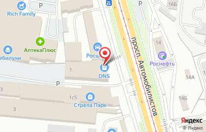Салон связи Связной в Железнодорожном районе на карте
