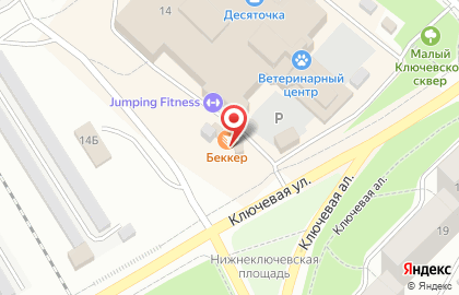 Булочная Bekker на Ключевой улице на карте