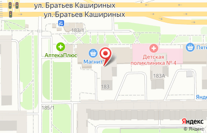 Юридическая фирма Бенефит на улице Чайковского, 183 на карте