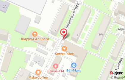 Сервисный центр Абсолют мастер в Пушкине на карте