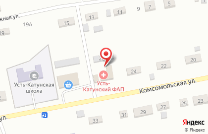 Почтовое отделение в Барнауле на карте
