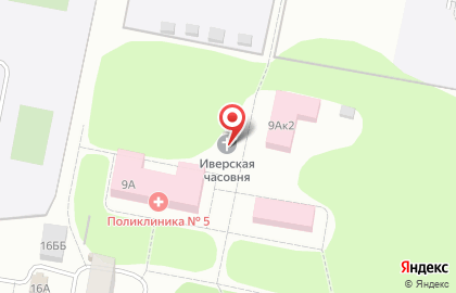 Храм-часовня Иверской иконы Божией Матери на карте