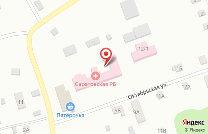 Центральная районная больница, р.п. Красный Текстильщик на карте