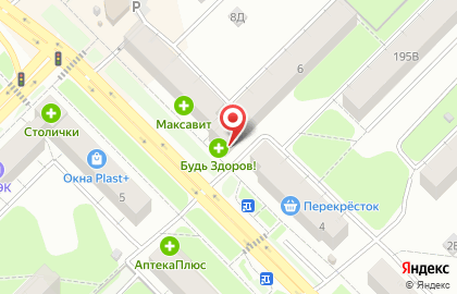 Аптека Будь Здоров во Владимире на карте