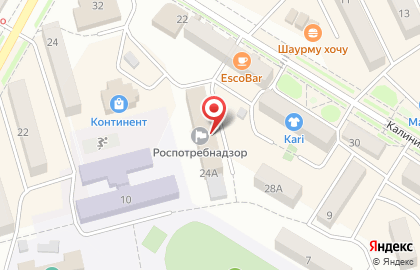Центр Avon на Калининской улице на карте