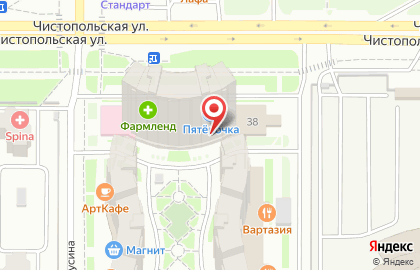 Ростелеком для дома в Ново-Савиновском районе на карте
