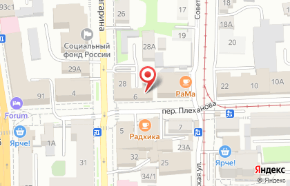 Страховой дом на улице Гагарина на карте
