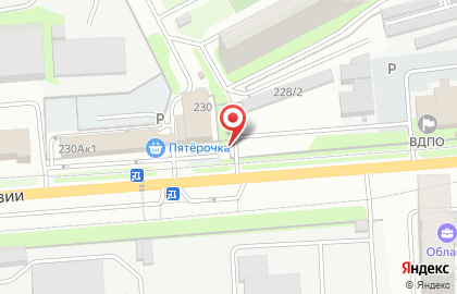 Автостоянка в Воронеже на карте