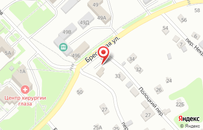 Шиномонтажная мастерская в Полоцком переулке на карте