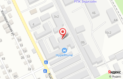 Производственная компания Аккорд на Кооперативной улице на карте
