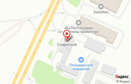 Торговый дом Славянский на Батайской улице на карте
