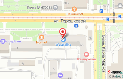 Транспортная компания ПЭК в Улан-Удэ на карте