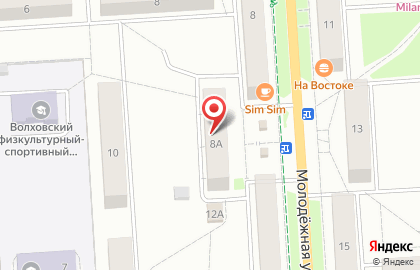 Бар Суши Шоп в городе Волхов на карте