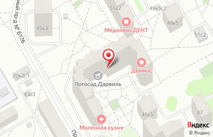 Логопедический детский сад ДАРвиль в Дмитровском районе на карте