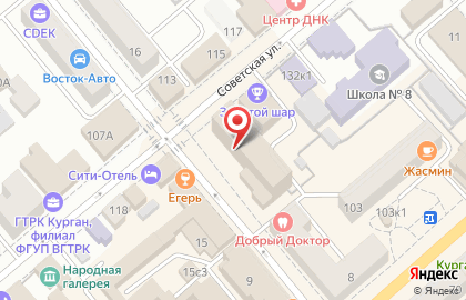 Оптово-розничный магазин Буратино на Советской улице на карте