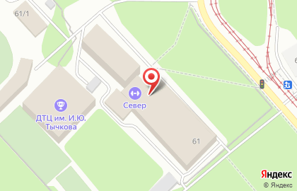 Спортивная школа олимпийского резерва по боксу в Новосибирске на карте