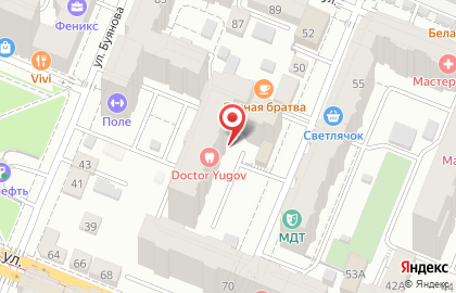 Стоматологический центр Аврора в Железнодорожном районе на карте