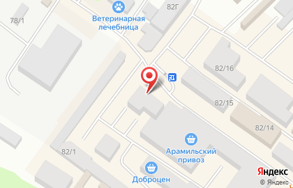 Магазин мясной продукции Антрекот на Пролетарской улице на карте