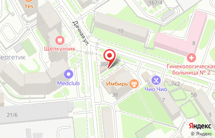 Гриль-кафе Медведь в Заельцовском районе на карте