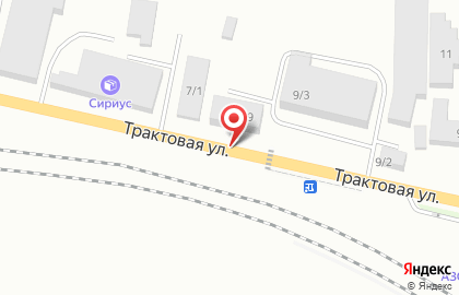Продуктовый магазин на Трактовой, 9 на карте