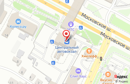 Магазин Галактика на Московском шоссе на карте