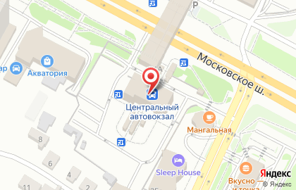 Магазин Галактика на Московском шоссе на карте