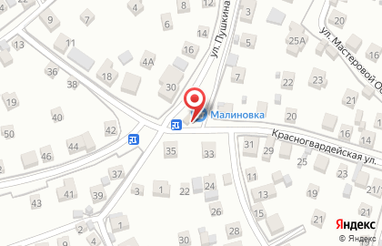 Магазин Хозяюшка на Красногвардейской улице на карте