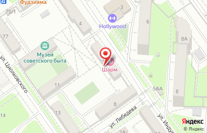 Магазин Теремок на улице Индустриализации на карте