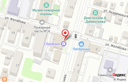 Терминал СберБанк на улице Андрея Дементьева на карте