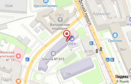 Ресторан Рига на ​Старо-Петергофском проспекте на карте