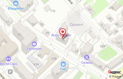 Страховая компания РЕСО-Гарантия, ОСАО в Центральном районе на карте
