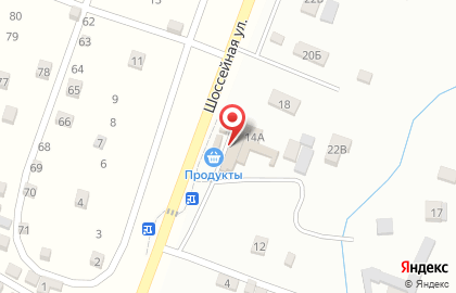 Продуктовый магазин Родник на Шоссейной улице на карте