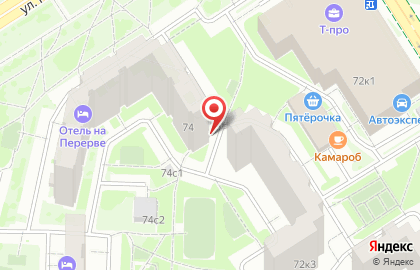 Продуктовый магазин в Москве на карте