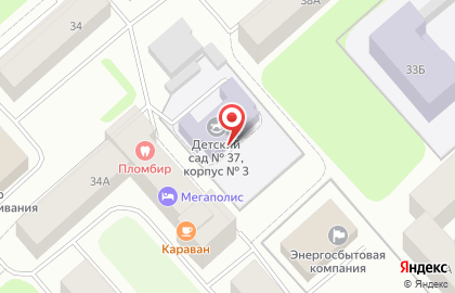 Детский сад Елочка, детский сад №5 на Парковой улице на карте