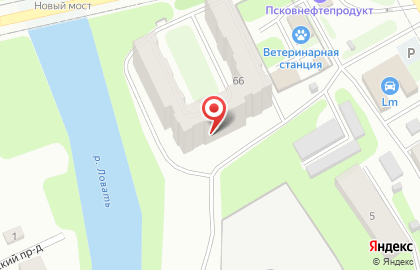 Гостиница Однокомнатная квартира посуточно на карте