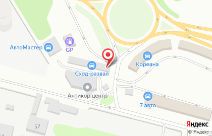 Автосервис Карс на Киевском шоссе на карте
