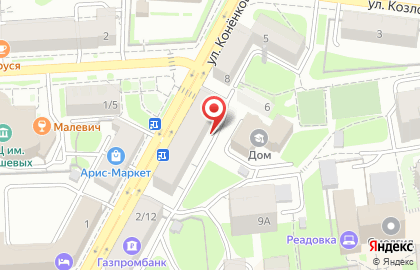 Торгово-производственная компания Сигирия на улице Конёнкова на карте