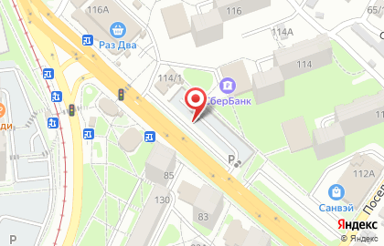Автостоянка Омега на улице Шелеста на карте