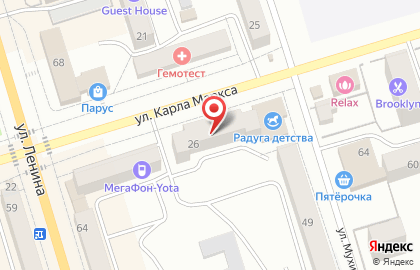 Клиника Дар на улице Карла Маркса на карте