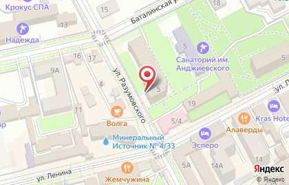 Санаторий им. Анджиевского на карте