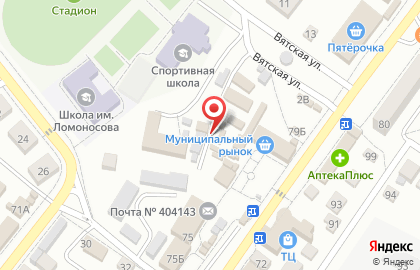 Ветеринарная аптека Волгоградский Зооветснаб на Октябрьской улице на карте