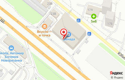 Ресторан Пицца Пи на Новорязанском шоссе на карте
