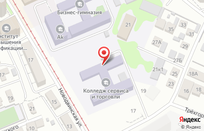 Волгоградский колледж ресторанного сервиса и торговли в Волгограде на карте