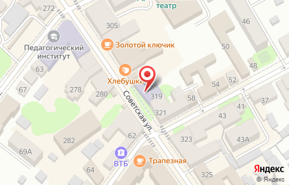 Центр детского творчества на Советской улице на карте