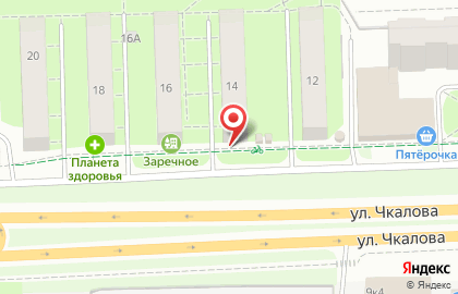 Магазин одежды Кыштымский трикотаж в Свердловском районе на карте